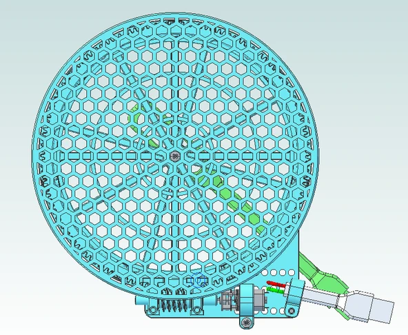 Byr Dönen Ekran Tablosu - USB ile çalışan, ışıkla (Sadece Plastik Aparattır!!!) 3D - Resim 4
