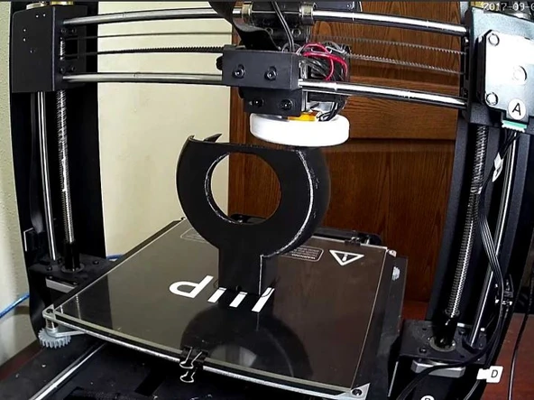 Byr Echo Dot Dolap Montajı (Sadece Plastik Aparattır!!!) 3D - 3