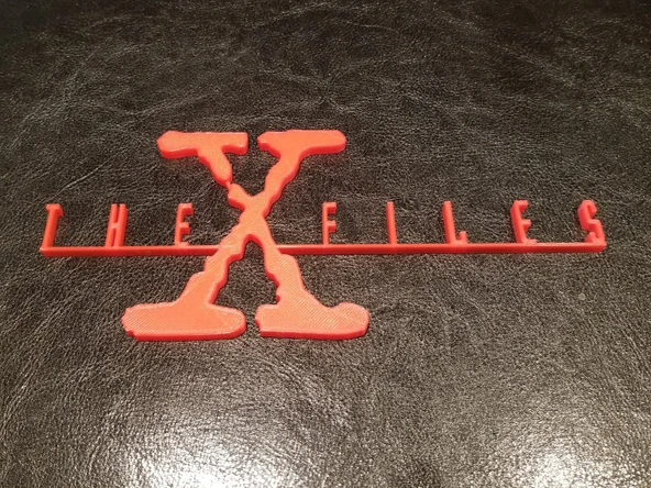 Byr X-Files (Eski Okul Logosu) (Sadece Plastik Aparattır!!!) 3D - 2