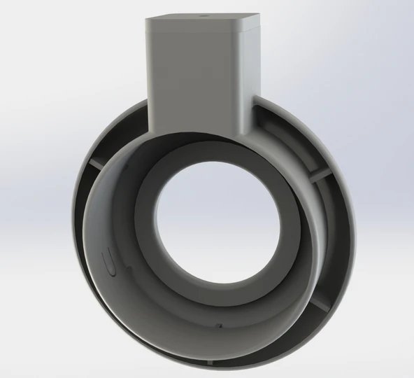 Byr Echo Dot Dolap Montajı (Sadece Plastik Aparattır!!!) 3D