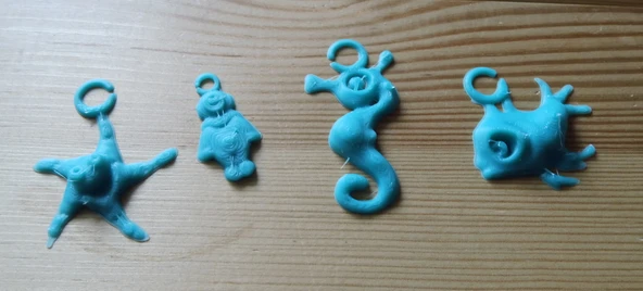 Byr Deniz yaratıkları! (Sadece Plastik Aparattır!!!) 3D - 3