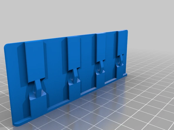 Byr Modüler diş fırçası tutucu (Sadece Plastik Aparattır!!!) 3D - 4