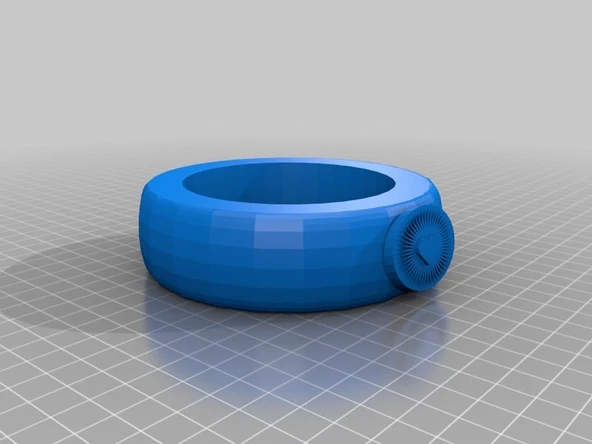 Byr Parlak Kalp Bilezik (Sadece Plastik Aparattır!!!) 3D - 1