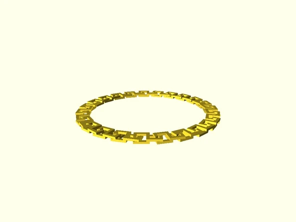 Byr Kolye zinciri (Sadece Plastik Aparattır!!!) 3D ürün görseli