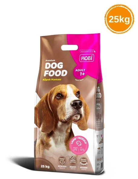 Hobi Kuzu Etli Yetişkin Köpek Maması 25kg - 2