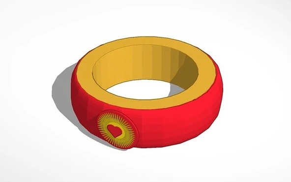 Byr Parlak Kalp Bilezik (Sadece Plastik Aparattır!!!) 3D - 2