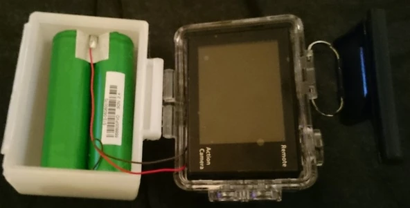 Byr Eken H9R Eylem Kamera Güç Bankası (Sadece Plastik Aparattır!!!) 3D