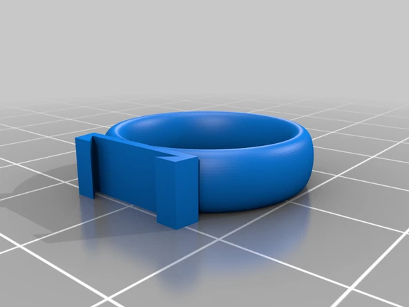 Byr Değiştirilebilir elmaslarla yüzük (Sadece Plastik Aparattır!!!) 3D - Resim 4