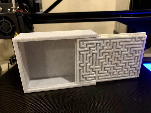 Byr Dekoratif labirentli kutu (Sadece Plastik Aparattır!!!) 3D - 3