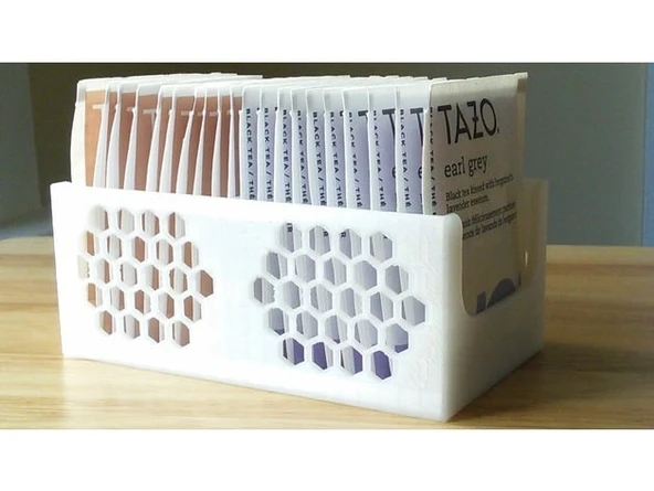 Byr Çay Poşeti Caddy - Petek (Sadece Plastik Aparattır!!!) 3D