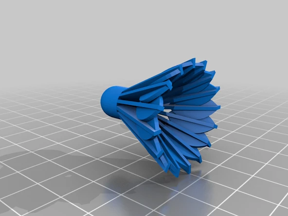 Byr Shuttlecock Anahtar Yüzük (Sadece Plastik Aparattır!!!) 3D - 3