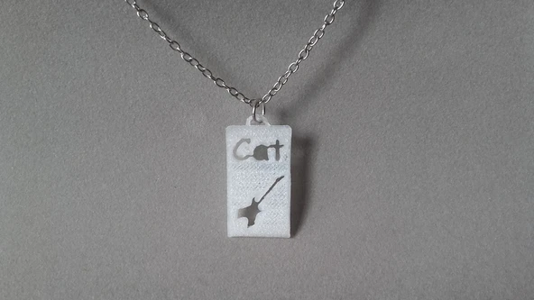 Byr Parşömen kolye (Sadece Plastik Aparattır!!!) 3D