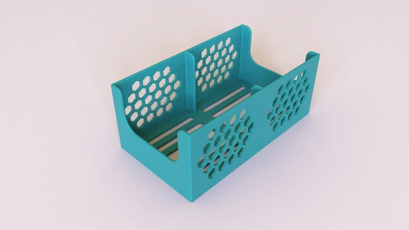 Byr Çay Poşeti Caddy - Petek (Sadece Plastik Aparattır!!!) 3D - 3