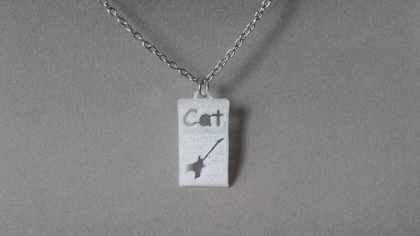 Byr Parşömen kolye (Sadece Plastik Aparattır!!!) 3D - 2