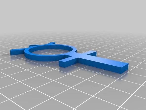 Byr Merkür Sembolü/Sigil Temel Kolye (WIP) (Sadece Plastik Aparattır!!!) 3D ürün görseli