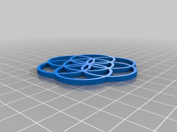 Byr Hayat Yumurtası / Hayat Tohumu Kolye (Sadece Plastik Aparattır!!!) 3D - 1