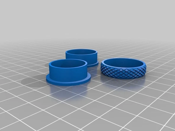 Byr Özelleştirilmiş "Fidget" spinner yüzük tabanım (Sadece Plastik Aparattır!!!) 3D - 1
