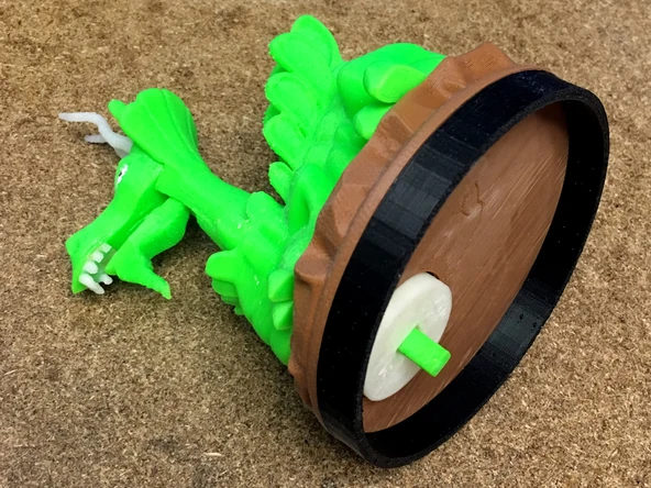 Byr Çay Fincanı Ejderha Tabanı (Sadece Plastik Aparattır!!!) 3D - 2