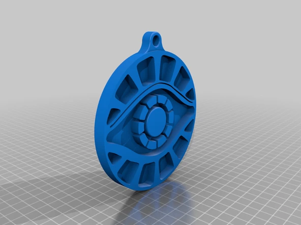 Byr Meyerist madalya ve kolye (Sadece Plastik Aparattır!!!) 3D - 4