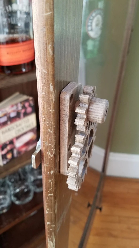 Byr Dişli Dolap Düğmesi (Sadece Plastik Aparattır!!!) 3D - 4