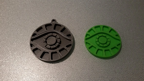 Byr Meyerist madalya ve kolye (Sadece Plastik Aparattır!!!) 3D