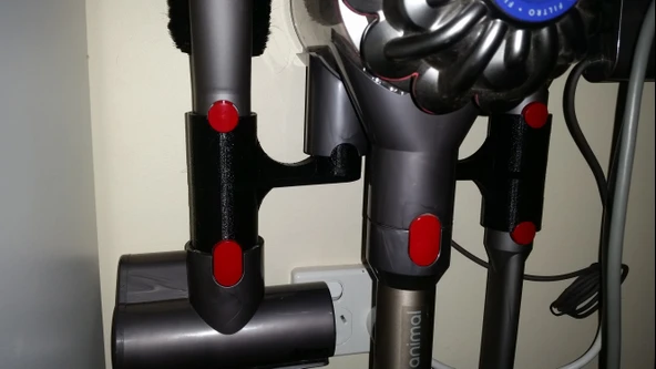 Byr Dyson Aksesuar Tutucu (Sadece Plastik Aparattır!!!) 3D - Resim 3