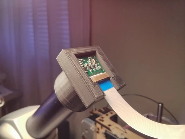 Byr Raspberry Pi Kamera - Mikroskop Adaptör (Sadece Plastik Aparattır!!!) 3D