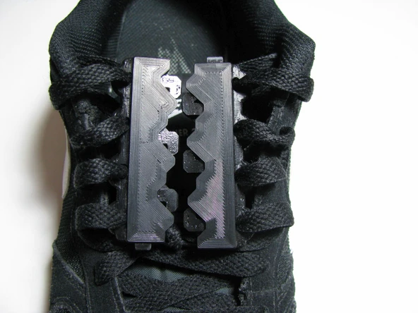 Byr Mekanik ayakkabı bağı kapakları (Sadece Plastik Aparattır!!!) 3D - 3