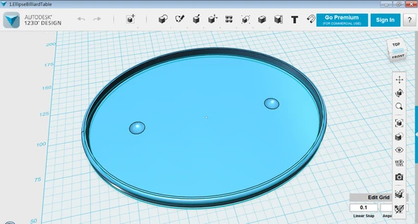 Byr Elipse Billiard Masası (Eliptik Bilardo Tablosu) Matematik Oyuncak (Sadece Plastik Aparattır!!!) 3D - Resim 4