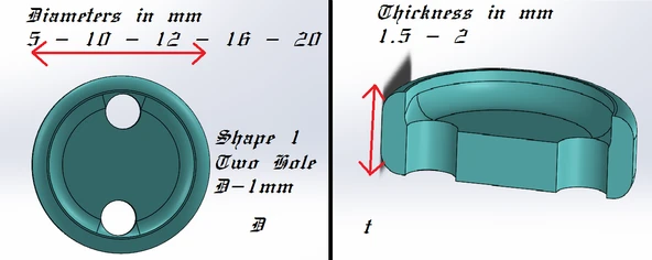 Byr Düğme Gömlek Koleksiyonu (Sadece Plastik Aparattır!!!) 3D - 3
