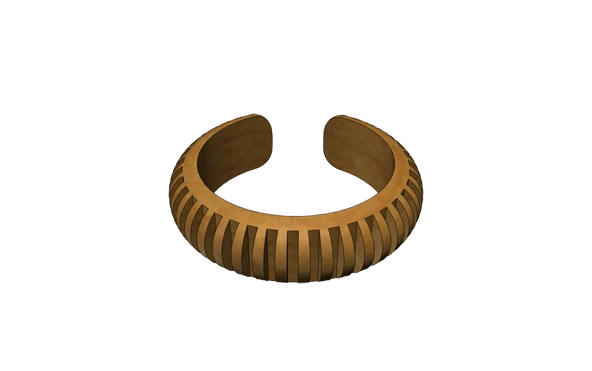 Byr Ahşap yuvarlak bilezik (Sadece Plastik Aparattır!!!) 3D - Resim 3