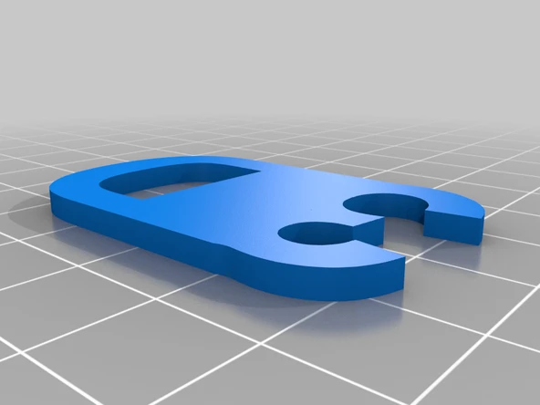 Byr 3D Anahtar Yüzük (Sadece Plastik Aparattır!!!) 3D - Resim 4