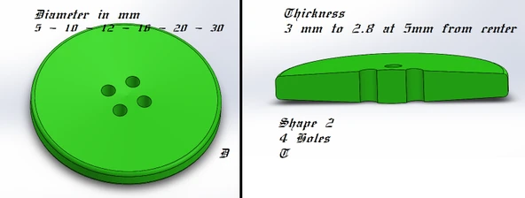 Byr Düğme Gömlek Koleksiyonu (Sadece Plastik Aparattır!!!) 3D - 4