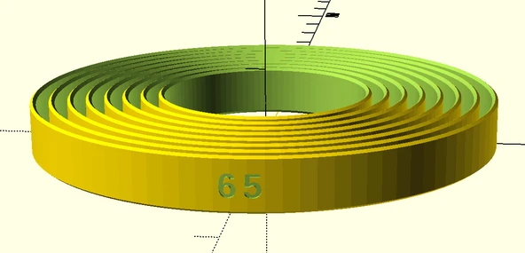 Byr Yazdırılabilir esnek bilezik (Sadece Plastik Aparattır!!!) 3D - 3