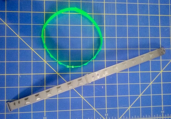 Byr PLA basılabilir esnek minimalist geometrik gerdanlık kolye (Sadece Plastik Aparattır!!!) 3D - Resim 4