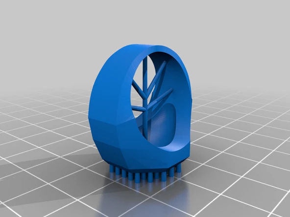 Byr Basit Yüzük - Takı 3D Modeli (Sadece Plastik Aparattır!!!) 3D - Resim 2