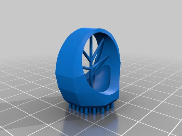 Byr Basit Yüzük - Takı 3D Modeli (Sadece Plastik Aparattır!!!) 3D ürün görseli