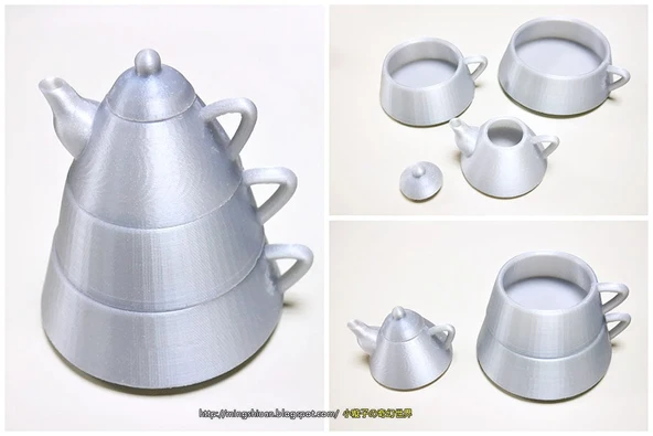 Byr Yaratıcı çay setleri (Sadece Plastik Aparattır!!!) 3D - 3