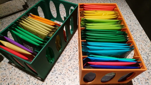 Byr Kusmi zarflı çay poşeti tutucu (Sadece Plastik Aparattır!!!) 3D