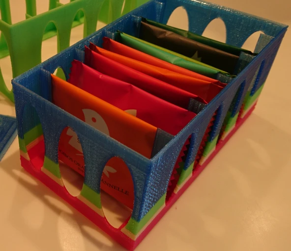 Byr Kusmi zarflı çay poşeti tutucu (Sadece Plastik Aparattır!!!) 3D - 3