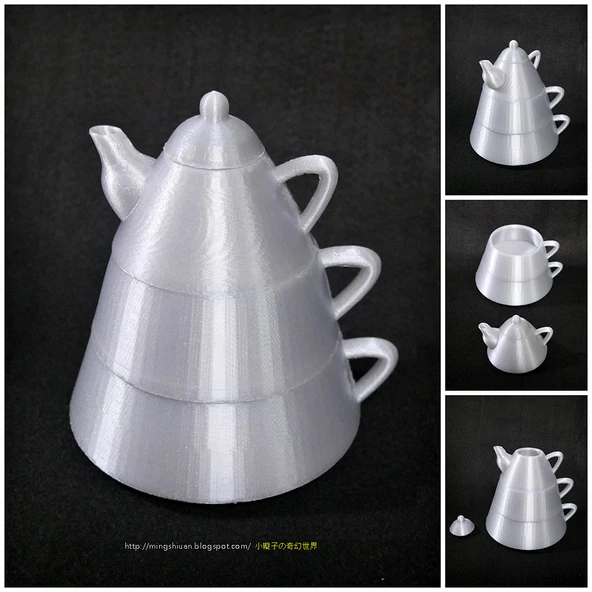 Byr Yaratıcı çay setleri (Sadece Plastik Aparattır!!!) 3D - 4