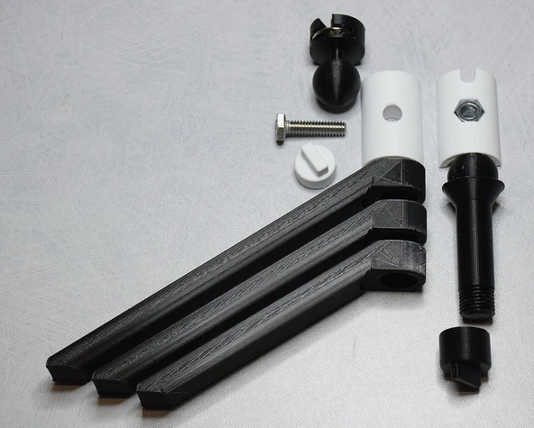 Byr Kamera ve akıllı telefon ışığı ve sağlam için masaüstü tripod (Sadece Plastik Aparattır!!!) 3D