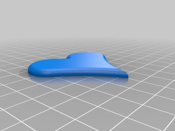 Byr Kalp şeklindeki kolye kolye (Sadece Plastik Aparattır!!!) 3D ürün görseli