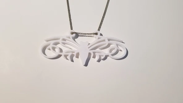 Byr Yarasa kolyesi (Sadece Plastik Aparattır!!!) 3D - Resim 3