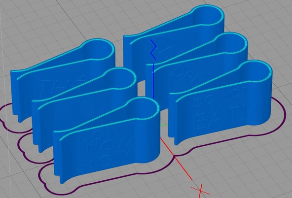 Byr Çanta klipsleri v2 (Sadece Plastik Aparattır!!!) 3D - 2