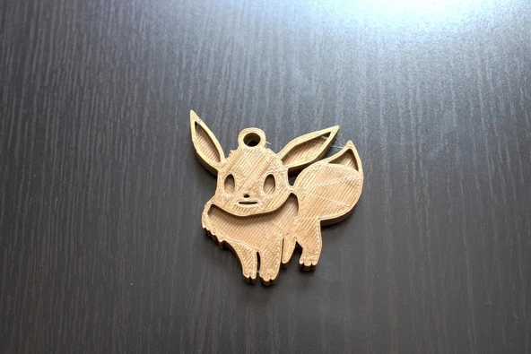 Byr Eevee kolye/anahtar zinciri (Sadece Plastik Aparattır!!!) 3D - Resim 4