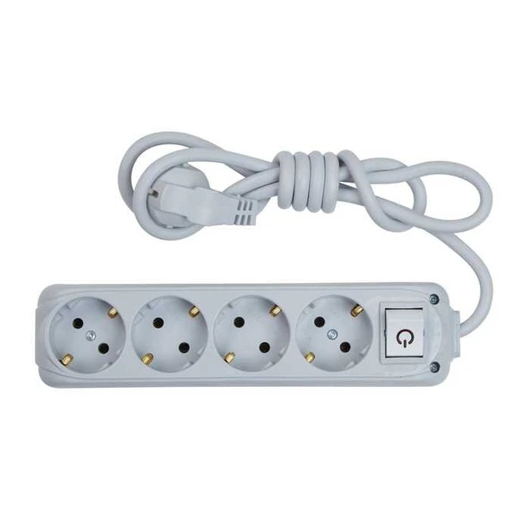 Philips Chp2144w Beyaz Çocuk Korumalı 4'lü Priz 1,5m - Resim 2