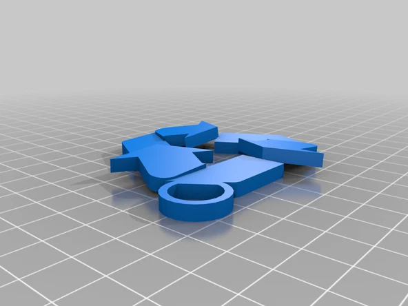 Byr Geri Dönüşüm Kolye Parçası (Sadece Plastik Aparattır!!!) 3D - 3