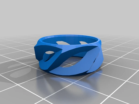 Byr Yüzük - Latticed 3 (Sadece Plastik Aparattır!!!) 3D - 3