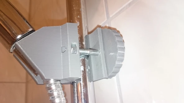 Byr Fiksasyonlu duş başlığı tutucu (Sadece Plastik Aparattır!!!) 3D ürün görseli